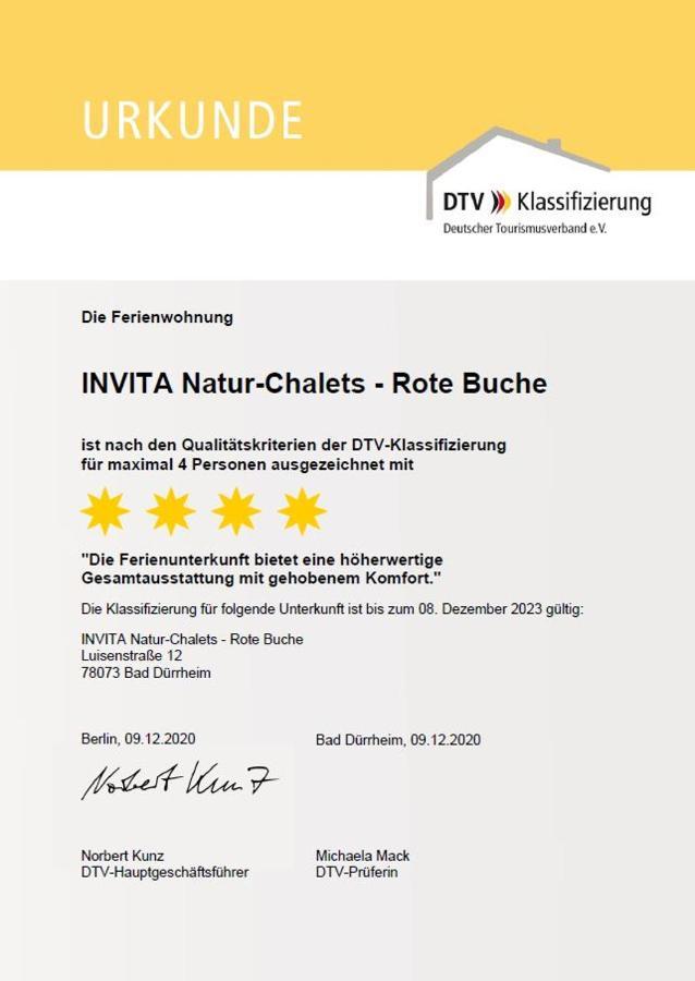 Invita Natur-Chalets Bad Dürrheim Exterior foto